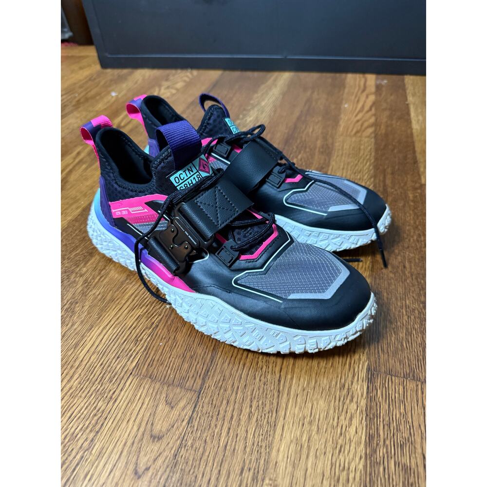 Puma Hi Octn x Need For Speed Black White Pink Sneakers Men Sz 9.5